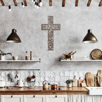 He Is Risen Cross Metal Art - Image 7