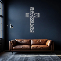 He Is Risen Cross Metal Art - Image 6