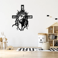 Heavenly Cross of Faith Metal Wall Art - Image 3