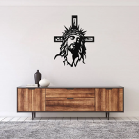 Heavenly Cross of Faith Metal Wall Art