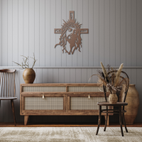 Heavenly Cross of Faith Metal Wall Art - Image 8