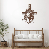 Heavenly Cross of Faith Metal Wall Art - Image 4