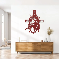 Heavenly Cross of Faith Metal Wall Art - Image 5