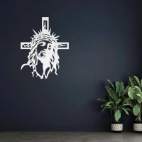 Heavenly Cross of Faith Metal Wall Art - Image 7