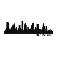 Houston Skyline - Metal Wall Art