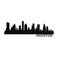 Houston Skyline - Metal Wall Art