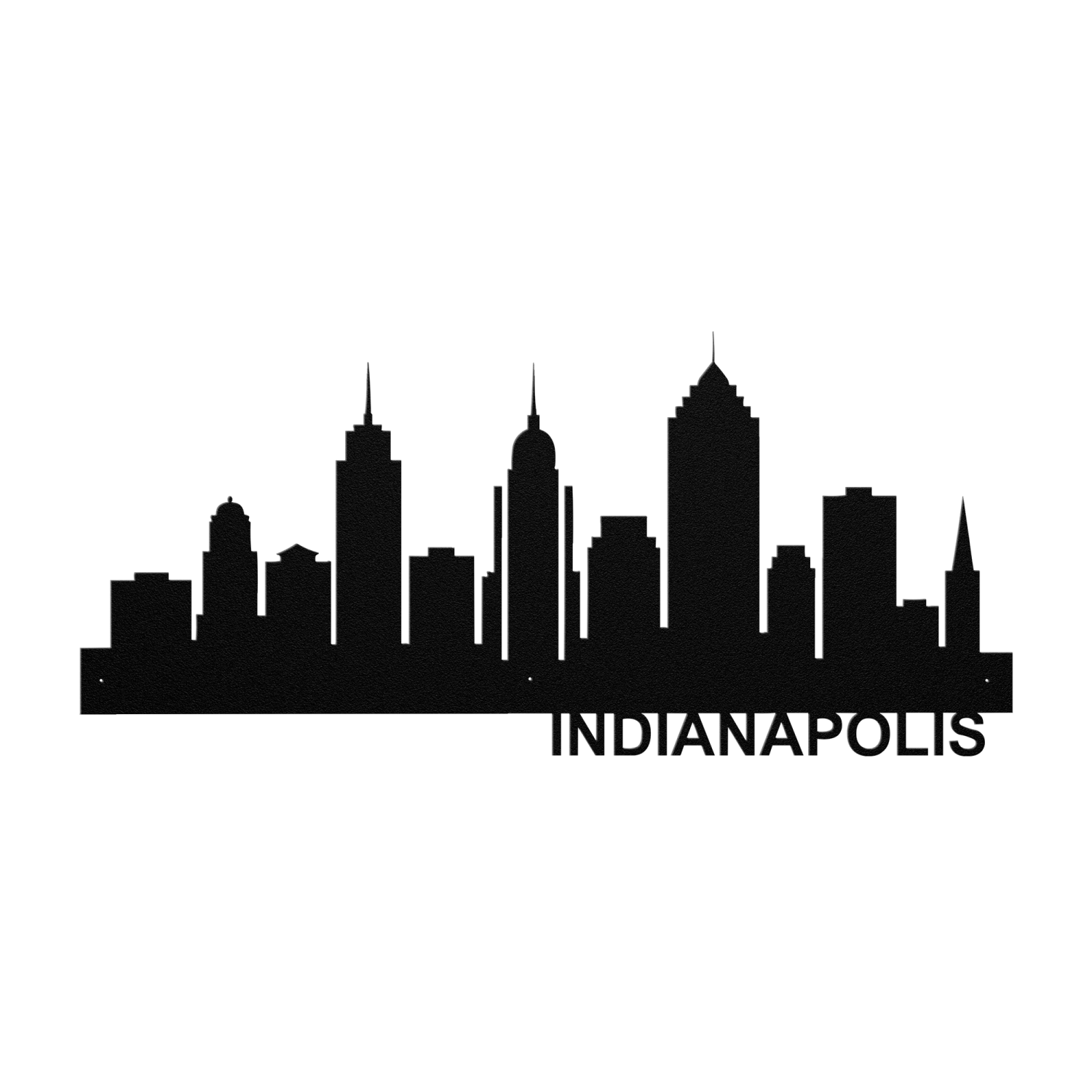 INDIANAPOLIS Skyline - Metal Wall Art