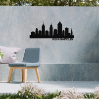 INDIANAPOLIS Skyline - Metal Wall Art - Image 3