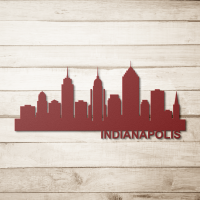 INDIANAPOLIS Skyline - Metal Wall Art - Image 5