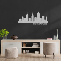 INDIANAPOLIS Skyline - Metal Wall Art - Image 6
