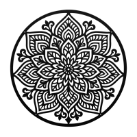 Infinity Lotus Mandala Wall Art
