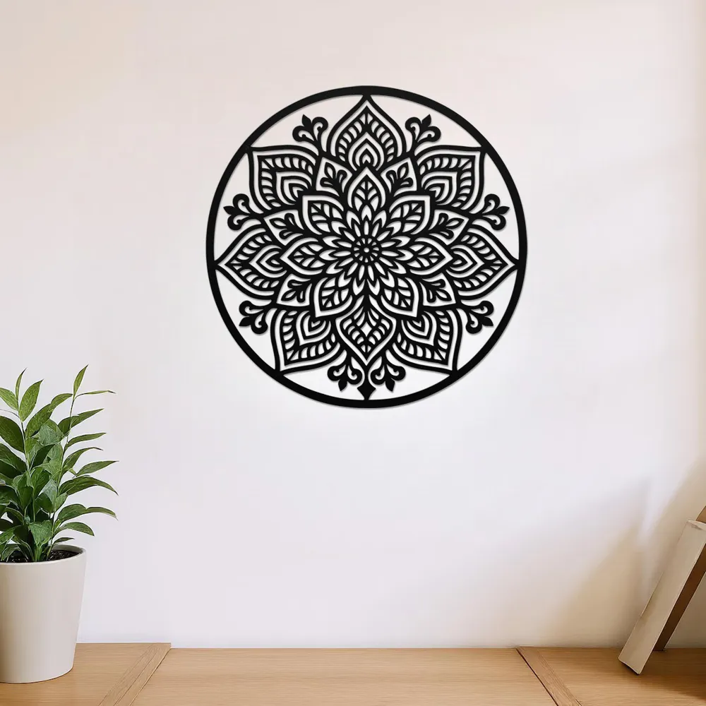 Infinity Lotus Mandala Wall Art
