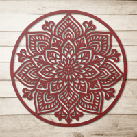 Infinity Lotus Mandala Wall Art - Image 5