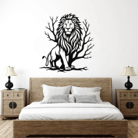 Jungle King Lion Metal Art - Image 2