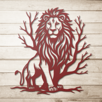 Jungle King Lion Metal Art - Image 5
