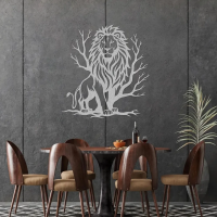 Jungle King Lion Metal Art - Image 5