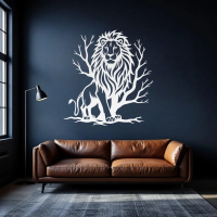 Jungle King Lion Metal Art - Image 4