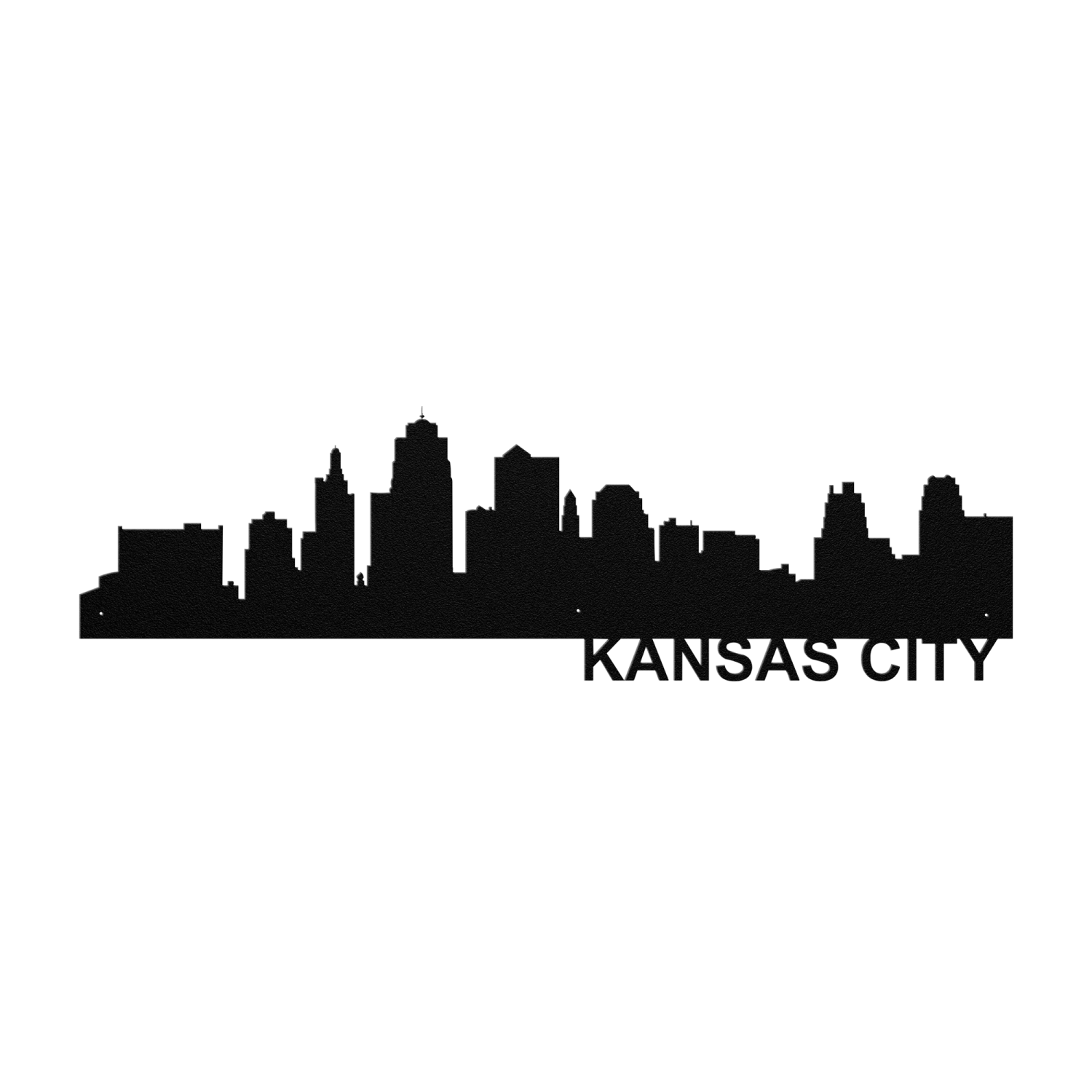 KANSAS CITY Skyline - Metal Wall Art