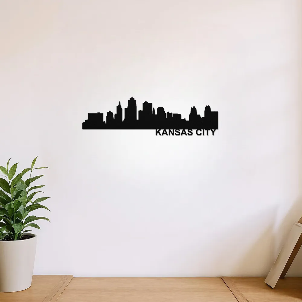 KANSAS CITY Skyline - Metal Wall Art - Image 3