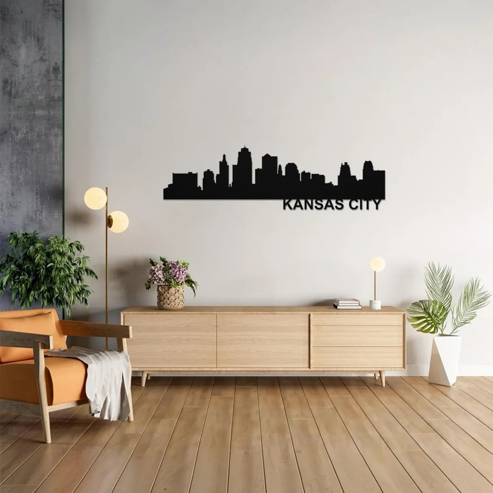 KANSAS CITY Skyline - Metal Wall Art - Image 2