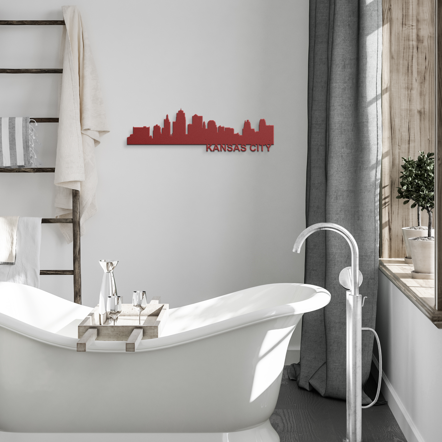KANSAS CITY Skyline - Metal Wall Art - Image 4
