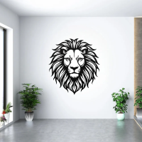 King Lion Head Wall Art - Image 2