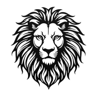 King Lion Head Wall Art