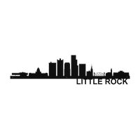 LITTLE ROCK Skyline - Metal Wall Art