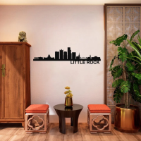 LITTLE ROCK Skyline - Metal Wall Art - Image 3