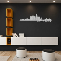 LITTLE ROCK Skyline - Metal Wall Art - Image 6