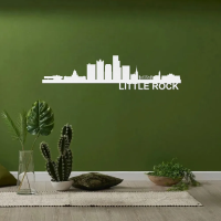 LITTLE ROCK Skyline - Metal Wall Art - Image 7