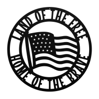 Land of the Free Metal Art