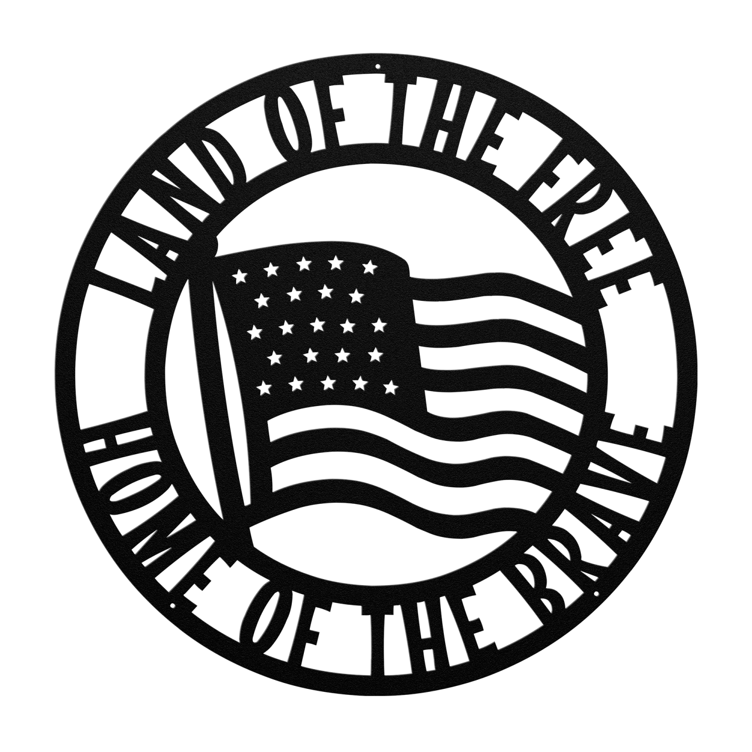 Land of the Free Metal Art