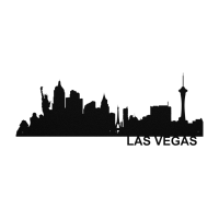 Las Vegas Skyline - Metal Wall Art