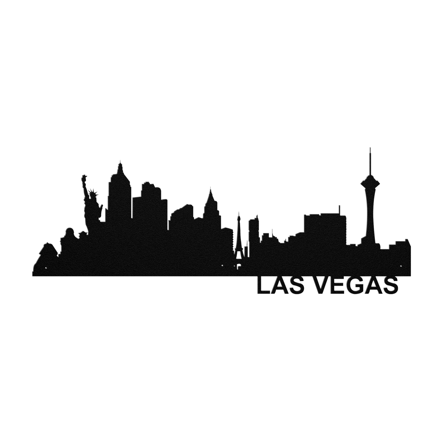 Las Vegas Skyline - Metal Wall Art
