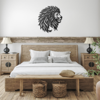Lion King Head Metal Wall Art - Image 3