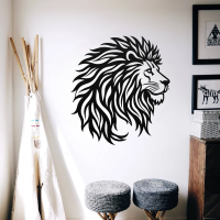 Lion King Head Metal Wall Art