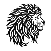 Lion King Head Metal Wall Art