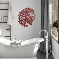 Lion King Head Metal Wall Art - Image 4