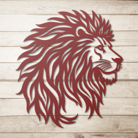 Lion King Head Metal Wall Art - Image 5