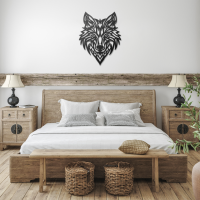 Lone Wolf Head Metal Artwork - Image 3