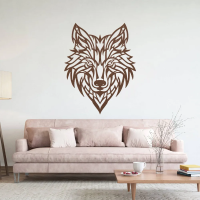 Lone Wolf Head Metal Artwork - Image 7