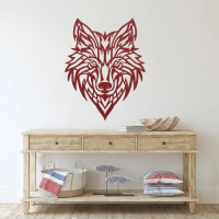 Lone Wolf Head Metal Artwork - Image 6