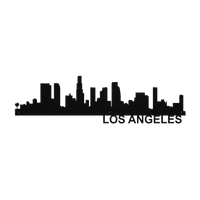 Los Angeles Skyline - Metal Wall Art
