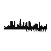 Los Angeles Skyline - Metal Wall Art
