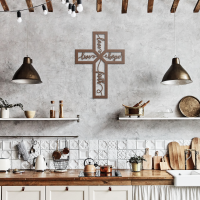 Love Faith Hope Cross Metal Art - Image 7