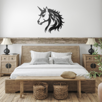 Magical Unicorn Head Wall Art - Image 3