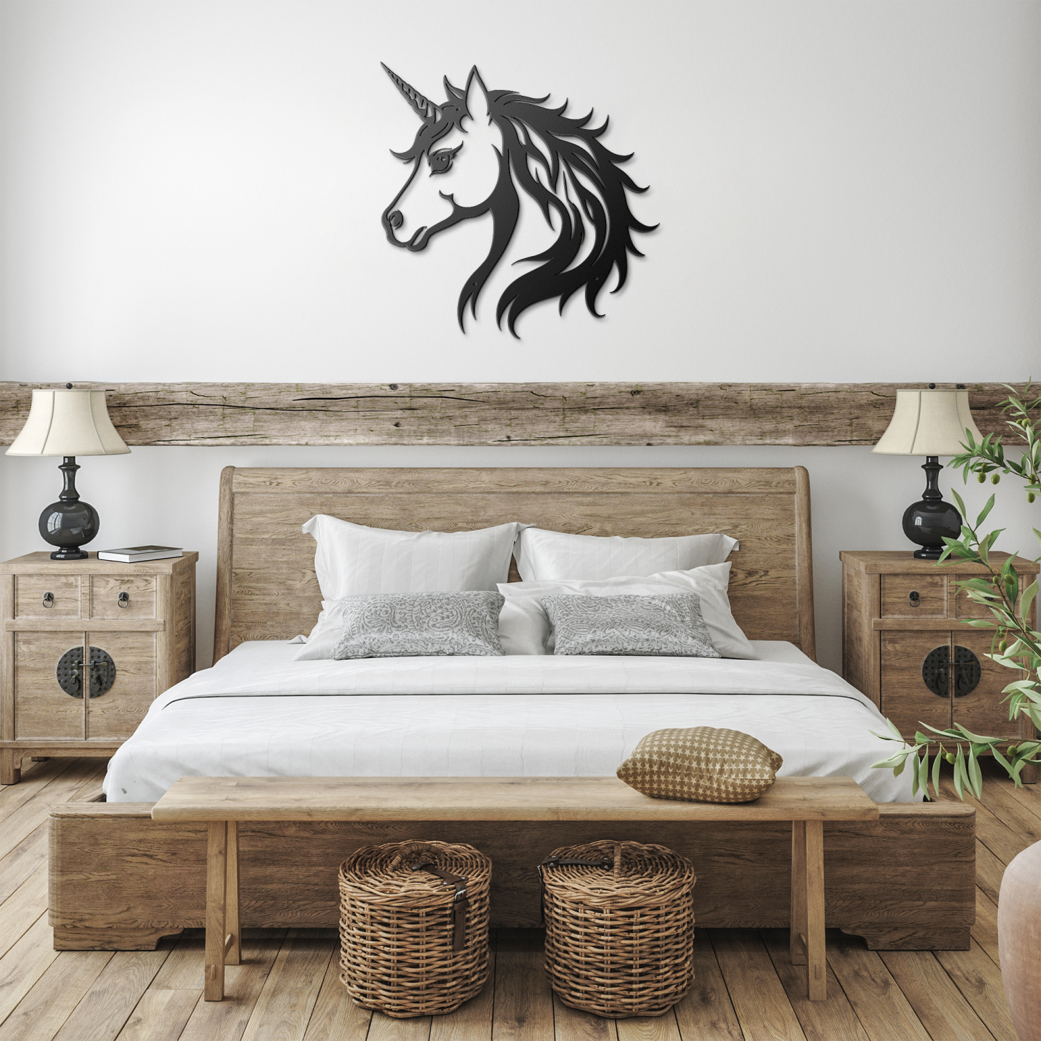Magical Unicorn Head Wall Art - Image 3