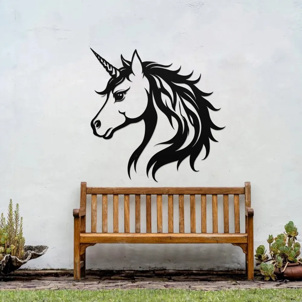 Magical Unicorn Head Wall Art - Image 2