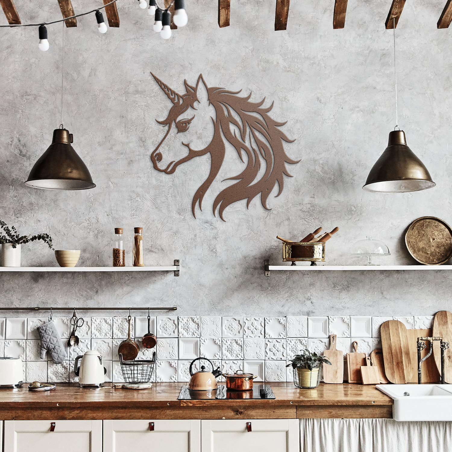 Magical Unicorn Head Wall Art - Image 7